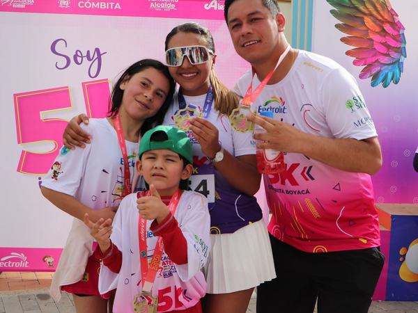 Familias completas corrieron juntas