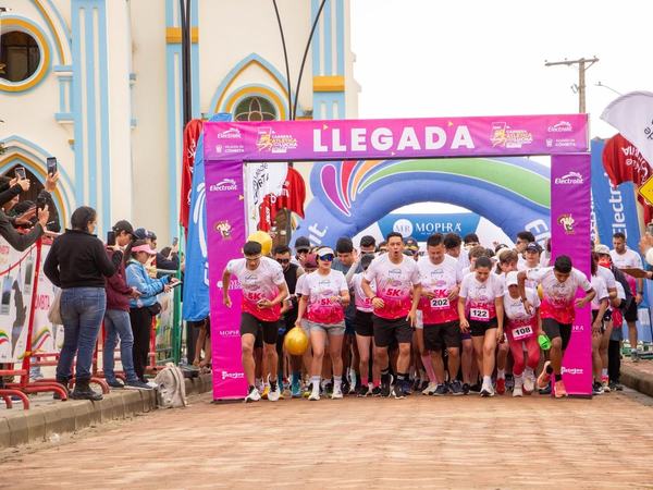 Llegada de la 2ª Carrera en Cómbita